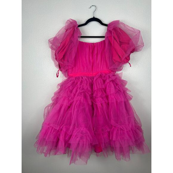 Ivy City Co Pink “pixie” Tulle Mini Dress - Picture 4 of 6